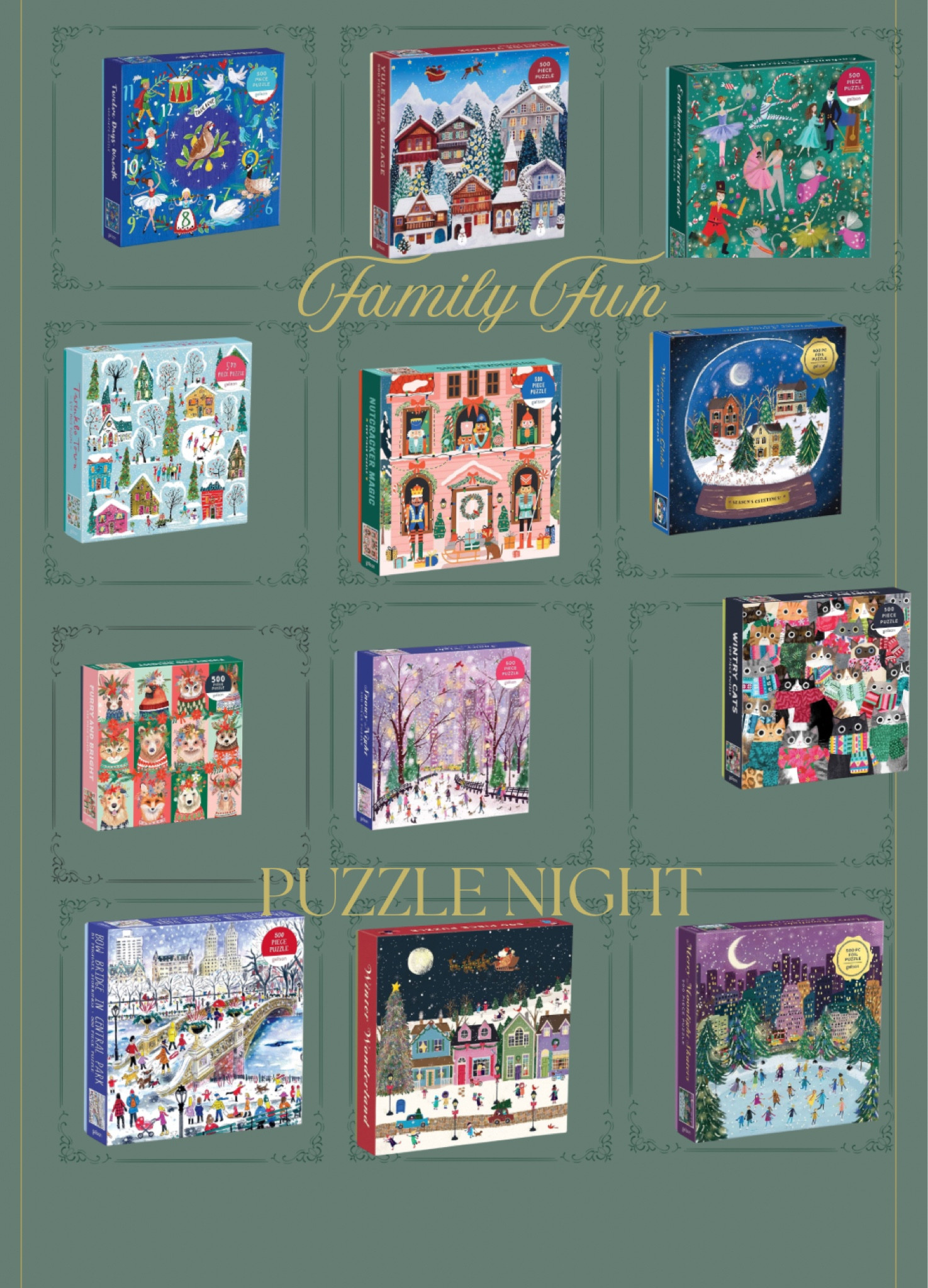 Family Fun - Puzzle Night

Family Games
Game Night 
Gifts for Her 
Gifts for Him
Gifts for Teens 
Gifts for Kids
Gifts for Boys 
Gifts for Girls 
Gifts for mom
Gifts for dad
Gifts for grandma 
Gifts for grandpa
Galison Puzzle
Christmas Puzzle
Holiday Puzzles
Amazon 

#LTKGiftGuide #LTKHoliday #LTKFamily