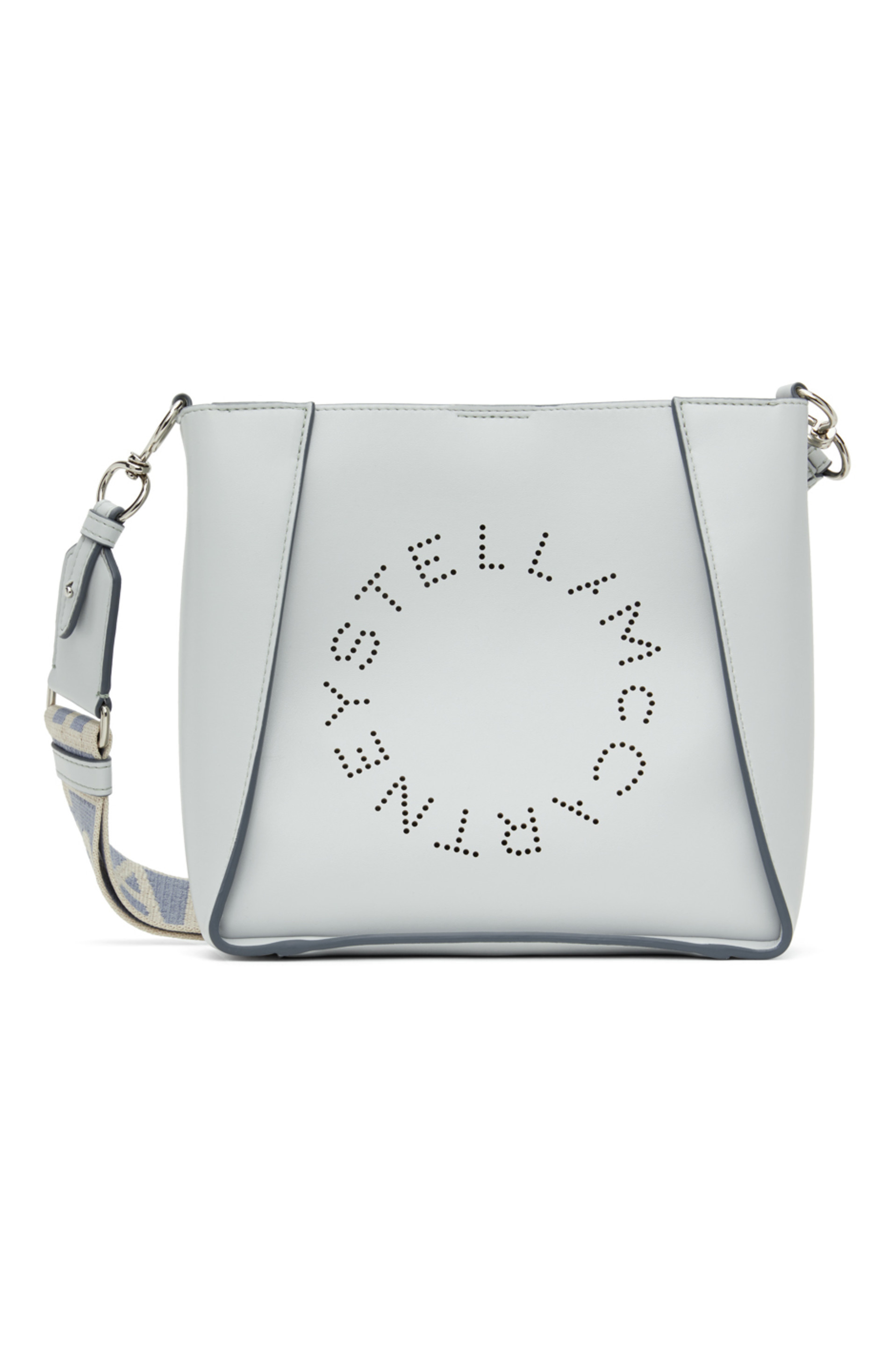 Blue Logo Shoulder Bag | SSENSE