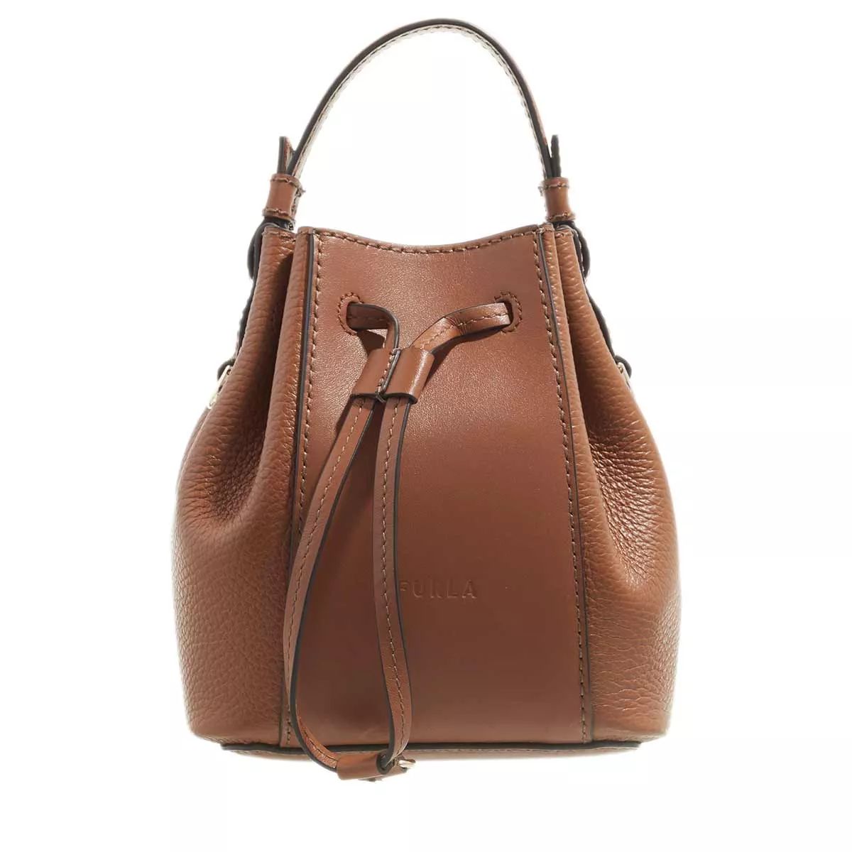 Furla FURLA MIASTELLA MINI BUCKET BA Cognac | Bucket Bag | Fashionette (DE)