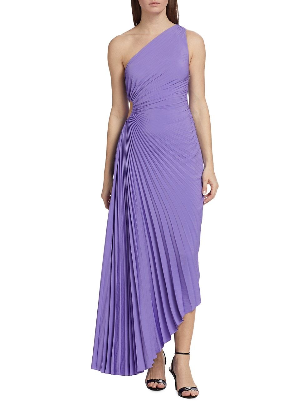 Delfina Pleated One-Shoulder Gown | Saks Fifth Avenue
