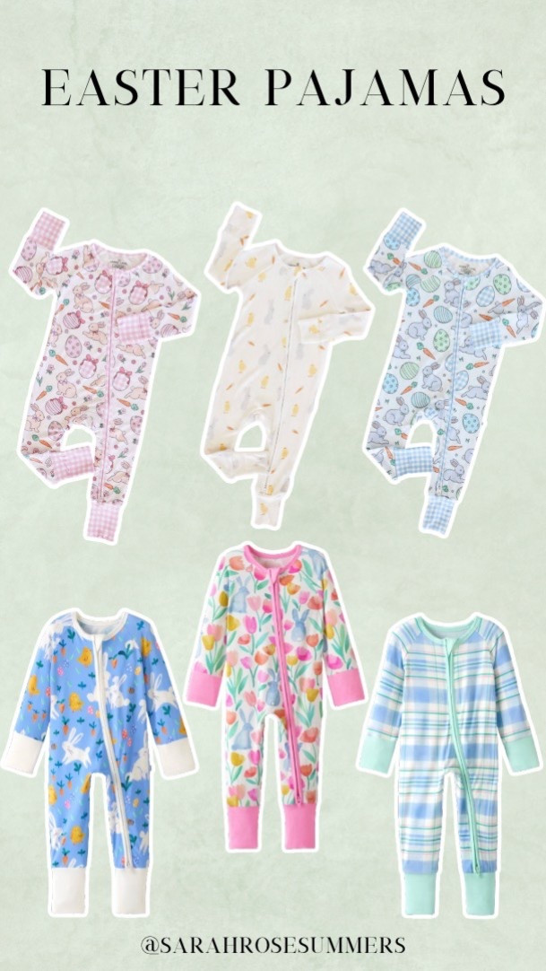 Easter Pajamas 
Toddler Pajamas 
Toddler Spring pjs

#LTKBaby #LTKKids