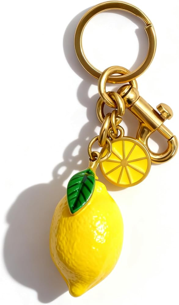 Fruit Bag Charm Key Chain Accessory Purse Charm Gifts for Women | Amazon (US)