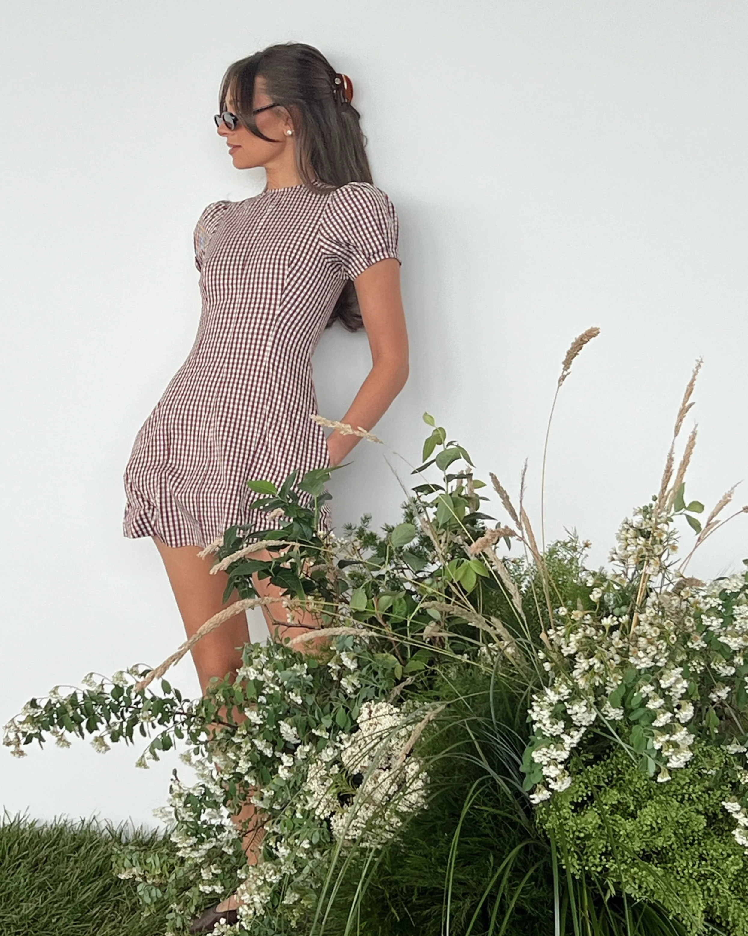 Puff Sleeve Peplum Mini Dress | We Wore What