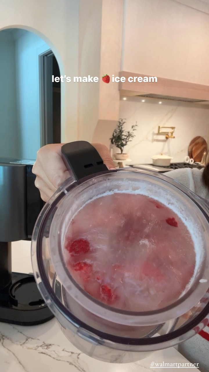 Our ninja creami is $50 off right now- this turns just about anything into ice cream, sorbet, milkshakes, etc in under two min! Just freeze your ingredients & then let this turn it into a decadent dessert! Can customize ingredients to be low fat, GF, vegan, high protein, etc. @walmart #walmartpartner 

#LTKHome #LTKSaleAlert