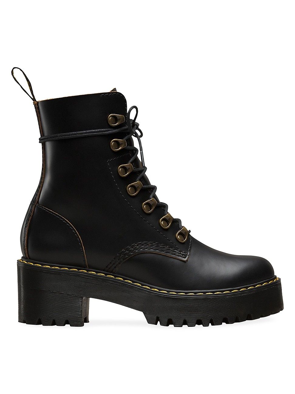 Leona Leather Combat Boots | Saks Fifth Avenue