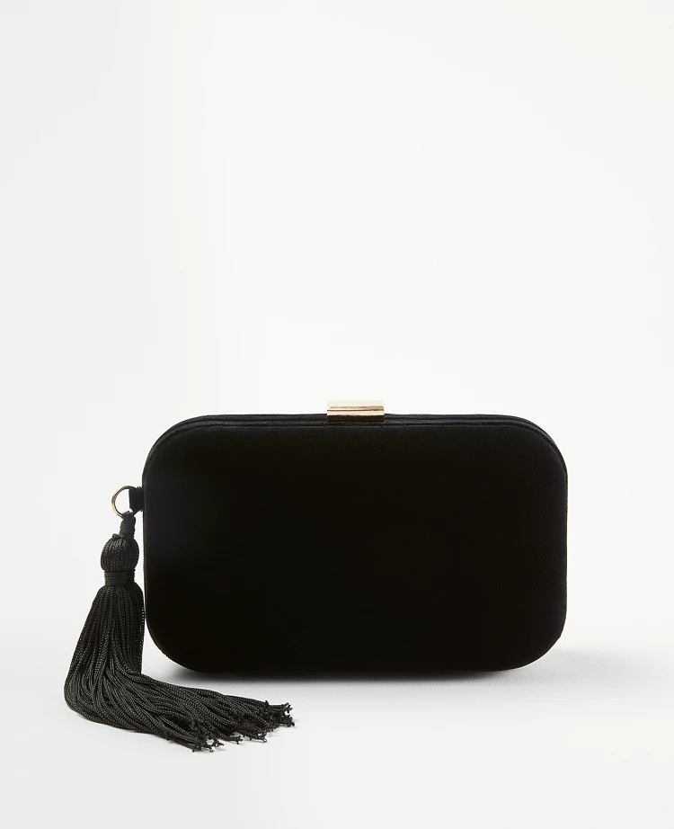 Velvet Tassel Clutch | Ann Taylor (US)