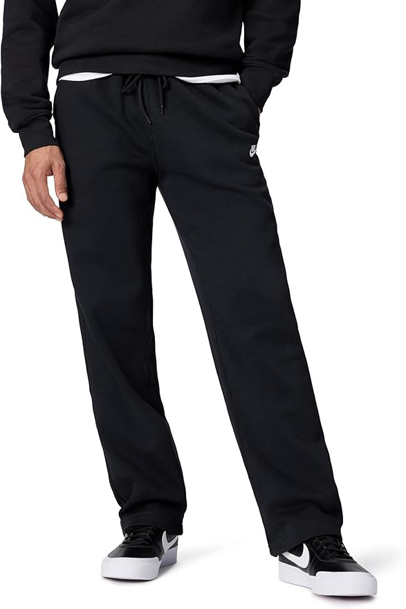 Nike Men's Club Open Hem Brushed Fleece Pants | Amazon (US)