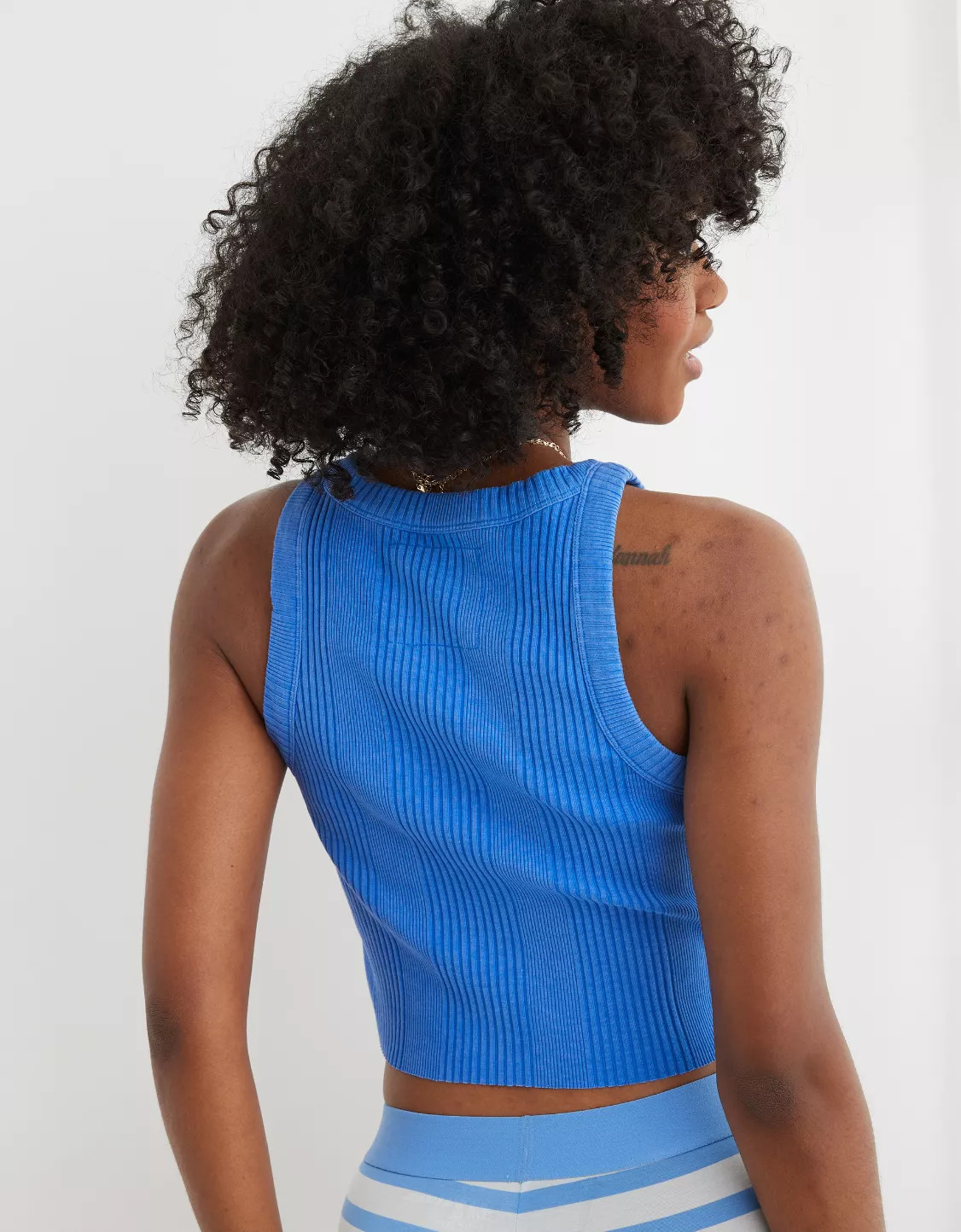 Aerie Textured Free Spirit Ribbed Tank Top | Aerie