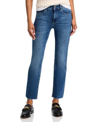 Mara Straight Mid Rise Instasculpt™ Ankle Jeans in Chancery | Bloomingdale's (US)