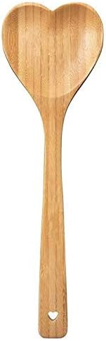 Generic Heart shaped bamboo wood spoon – cooking, serving, stirring, mixing kitchen utensil woo... | Amazon (US)
