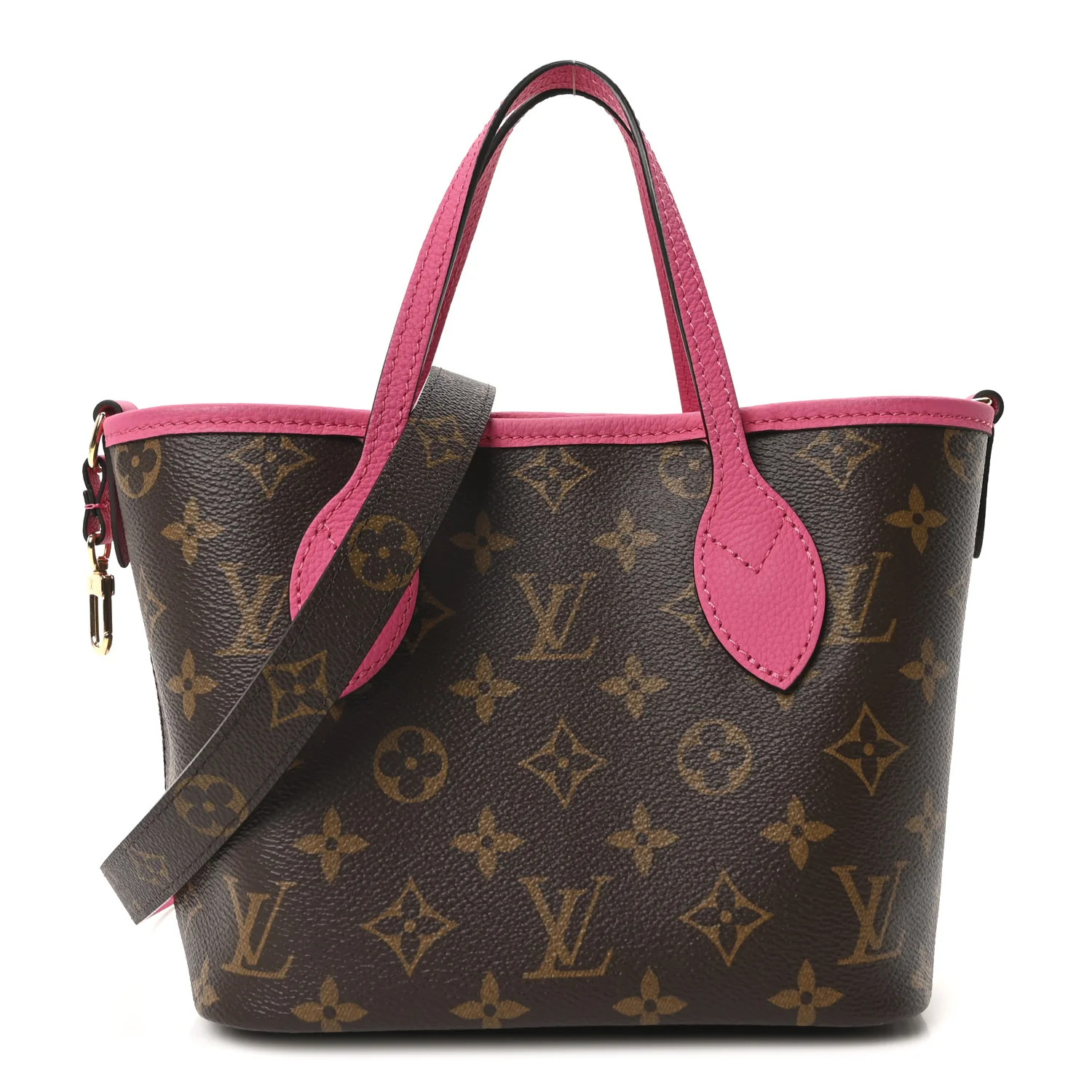 Monogram Neverfull Inside Out Bandouliere BB Rose Pondichery | FASHIONPHILE (US)