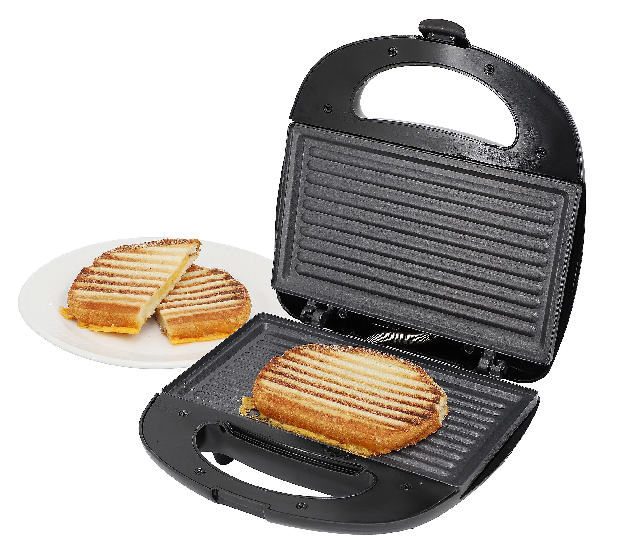MegaChef Compact Non-Stick Panini Press Grill & Sandwich Maker | QVC