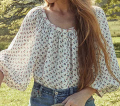 JEANNE TOP -- ATTICUS FLORAL | DOEN