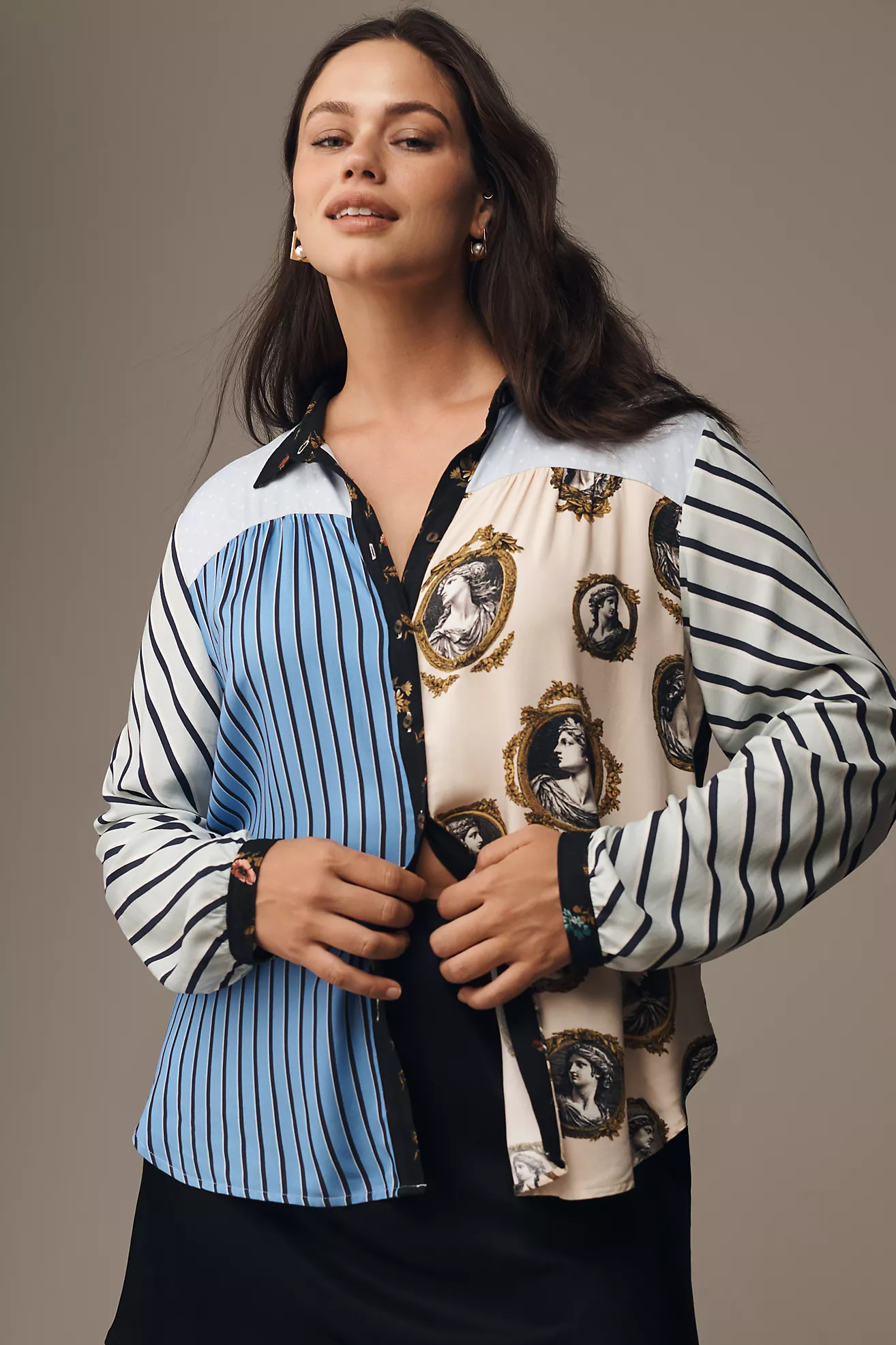 The Paz Buttondown Shirt by Maeve | Anthropologie (US)