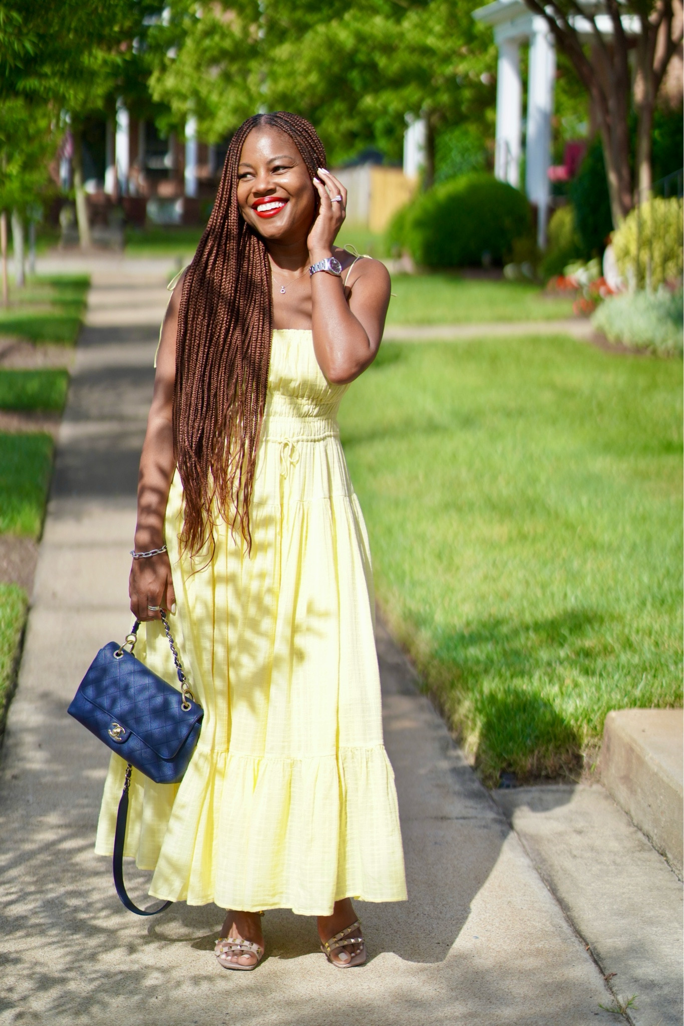 Not to be shady but this yellow sundress is stealing all the sunshine. ☀️ JK
Wishing you a brilliant new week friends!  

#LTKTravel #LTKSeasonal #LTKStyleTip