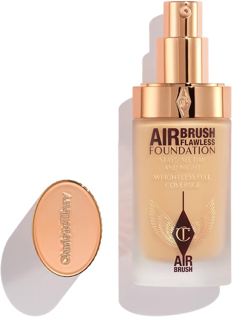 Charlotte Tilbury Airbrush Flawless Matte Foundation - Full Coverage Liquid Makeup with a Natural... | Amazon (US)