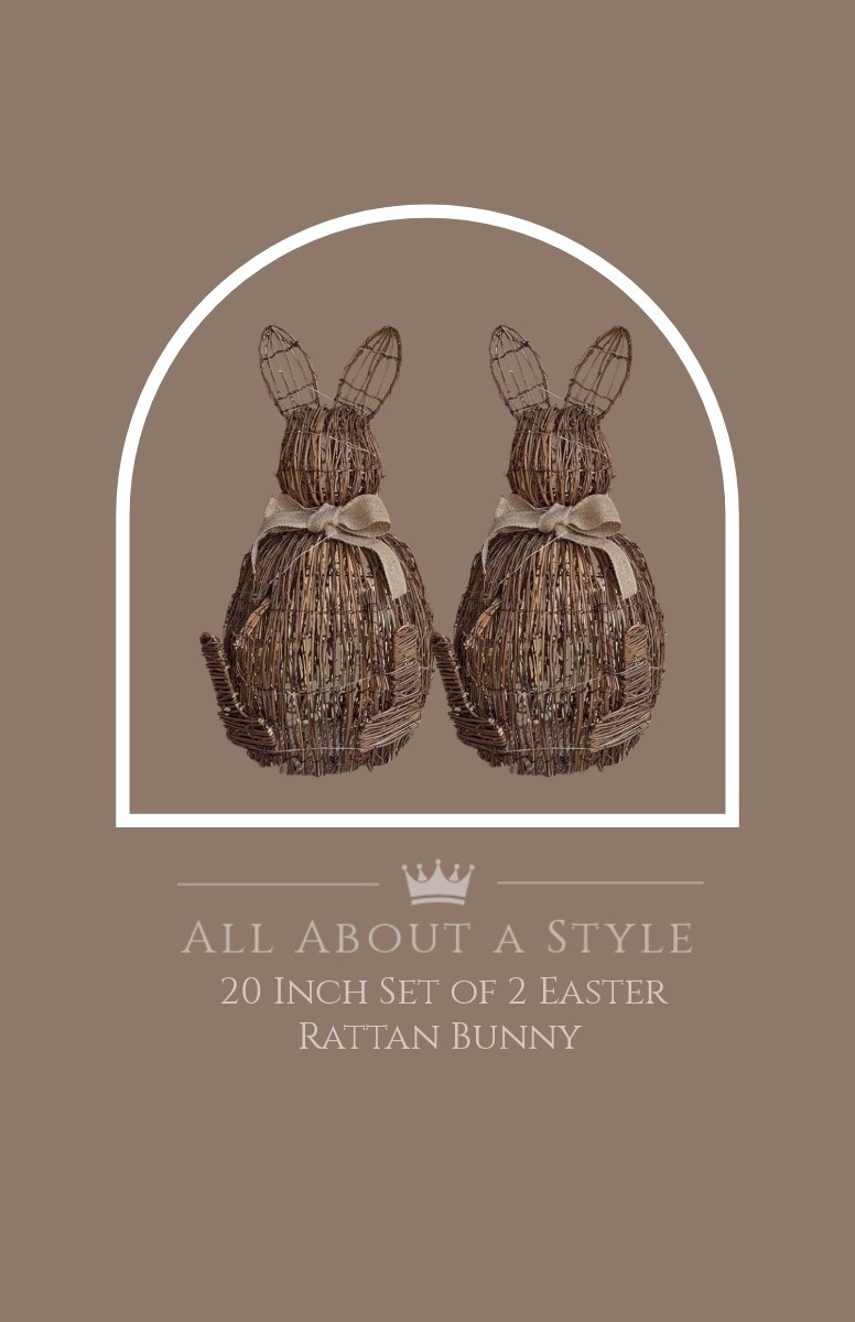 Sweetest little touch for your spring decor 🐰🌸
This 20” Set of 2 Easter Rattan Bunnies adds the perfect blend of neutral charm and cozy texture. Whether styled on your porch, entryway, or mantel — they instantly make your space feel Easter-ready.

#LTKSpring #EasterDecor #SpringHome #NeutralHomeDecor #RattanDecor #EasterBunny #SeasonalDecor #LTKFinds #HomeStyling #SpringRefresh

#LTKHome