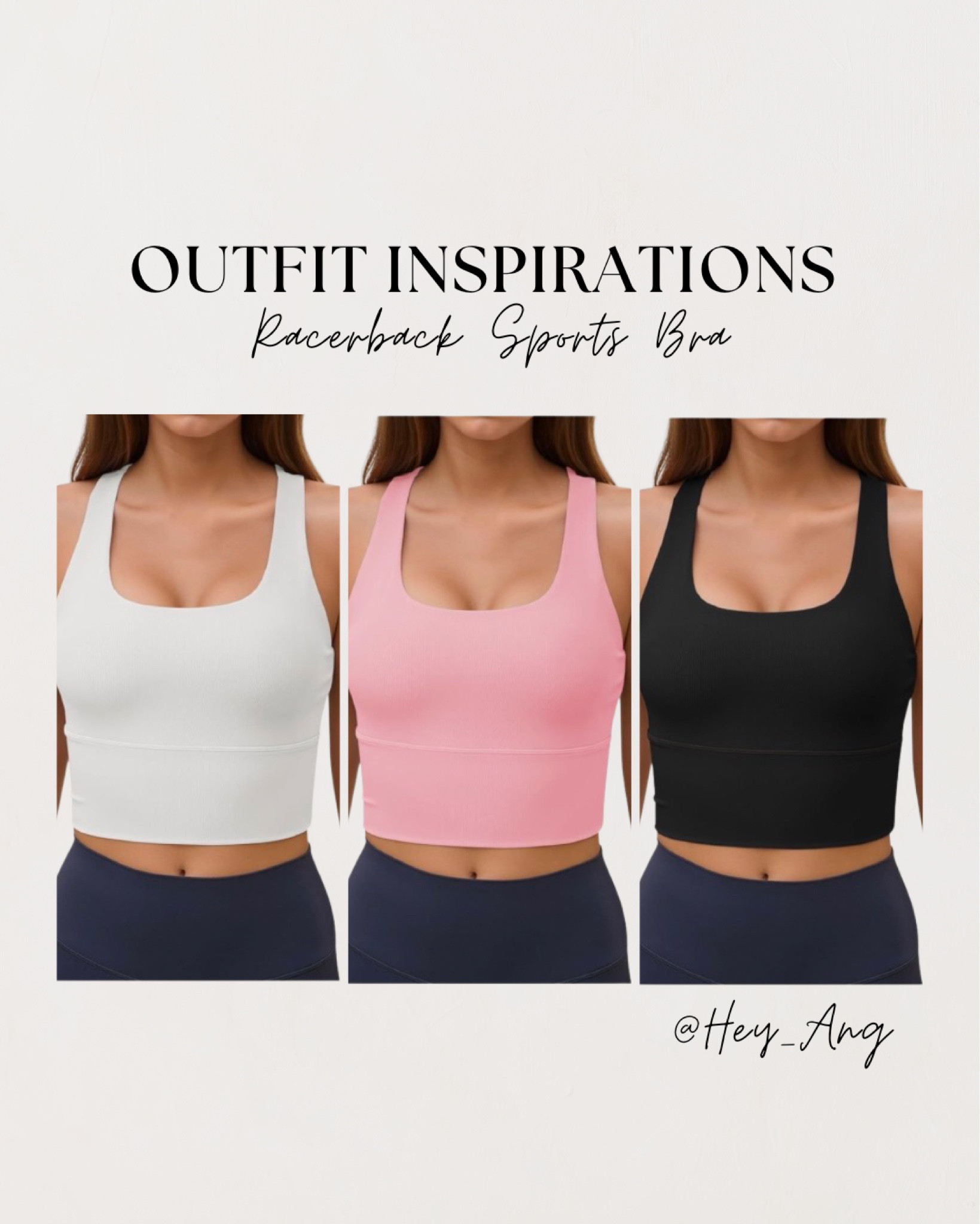 I love sports bras, but like a longer length. These are great for exercising or wear under a hoodie. These are also cute with leggings. Comes in other colors. 

#LTKootd