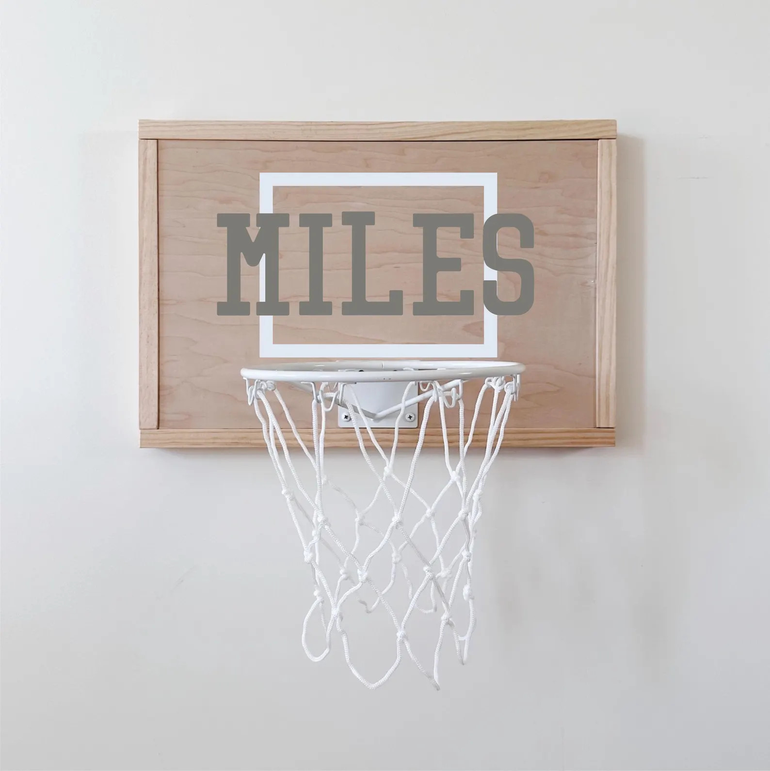 Personalized Mini Basketball Goal | Custom White Wooden Basketball Hoop | Kids Room Decor | Sport... | Etsy (US)