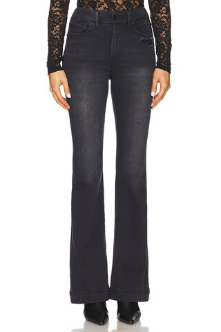 Good American Always Fits Good Legs Flare Trouser in Black325 from Revolve.com | Revolve Clothing (Global)