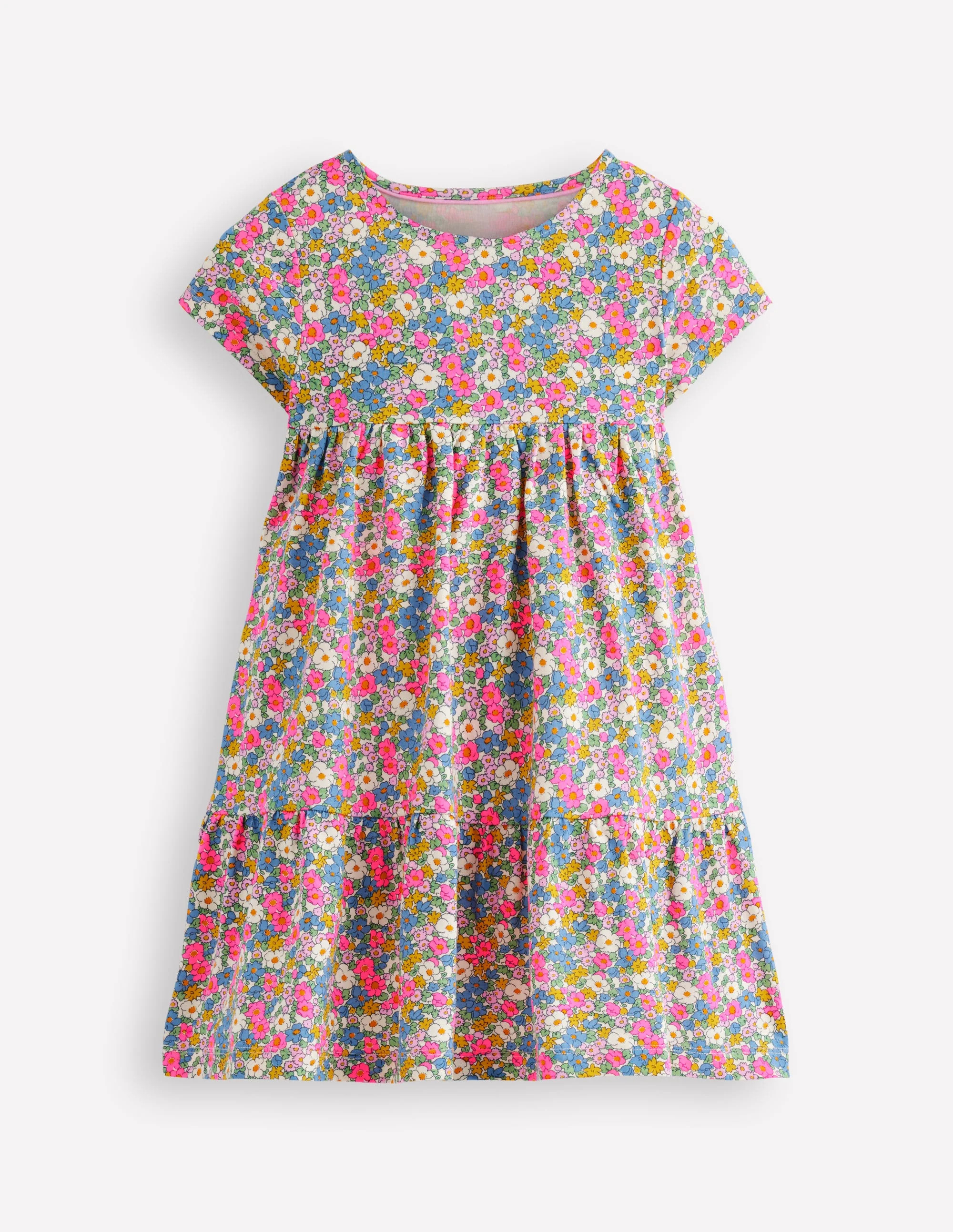 Ariel Twirly Jersey Dress-Ditsy Floral | Boden (US)