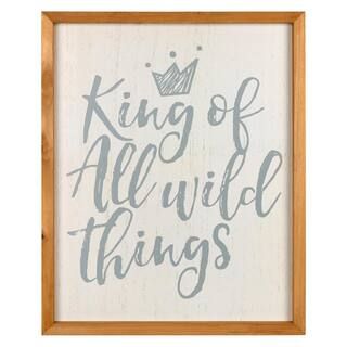 Stratton Home Decor King of all The Wild Things Wall Art-S39235 - The Home Depot | The Home Depot