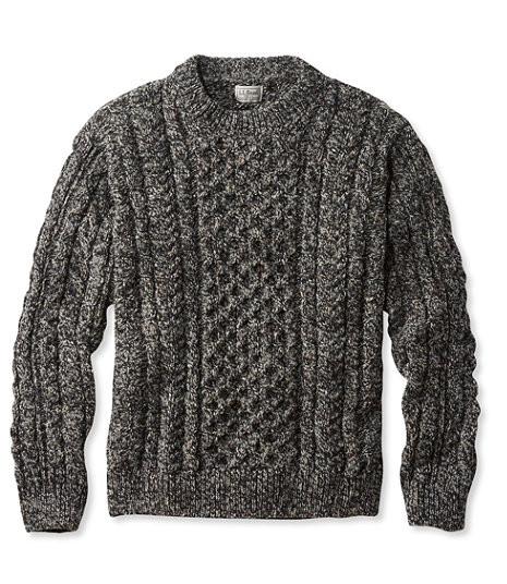 Heritage Sweater, Irish Fisherman's Crewneck Men's | L.L. Bean
