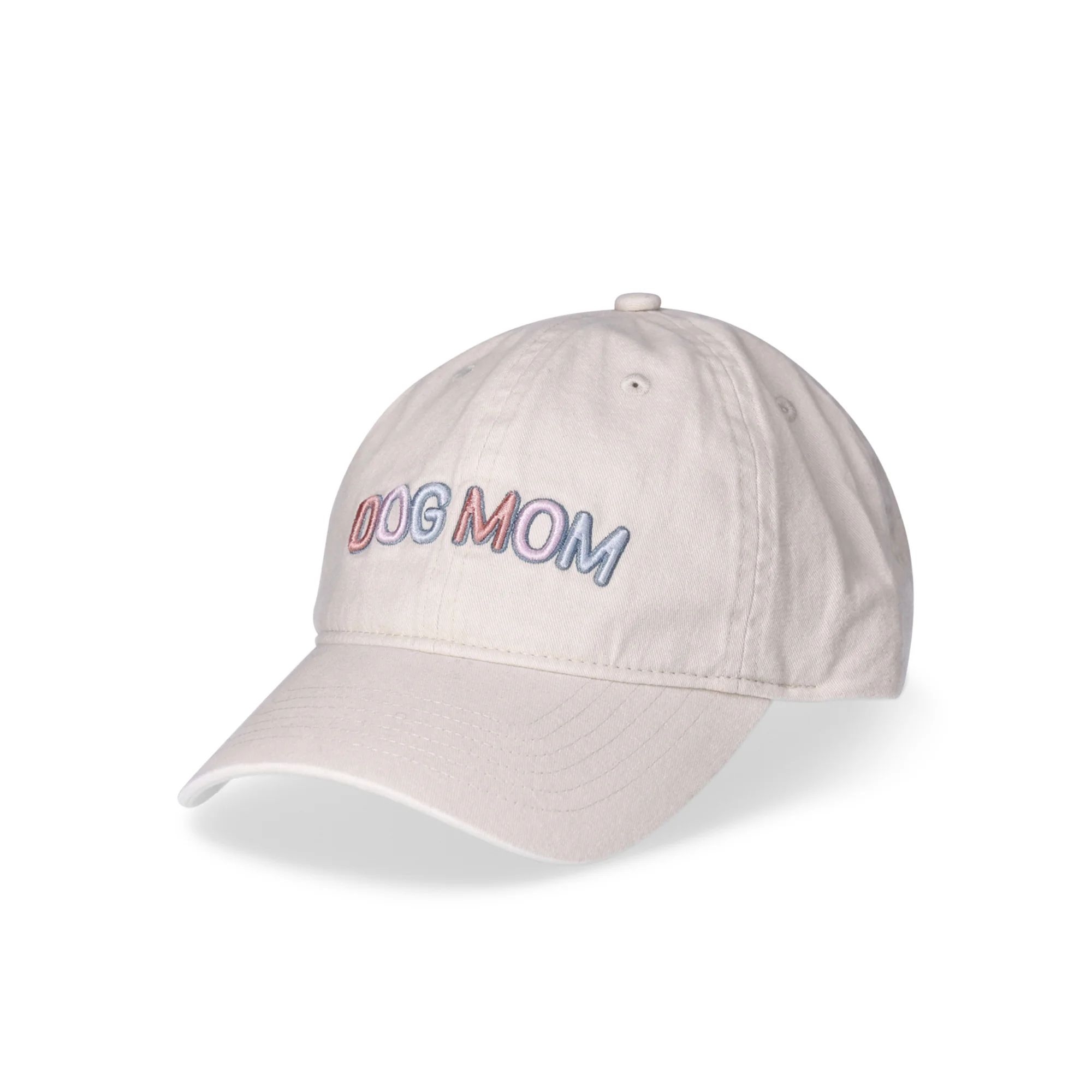 Time and Tru Women's Cotton Twill Dog Mom Baseball Hat, Mother of Pearl | Walmart (US)