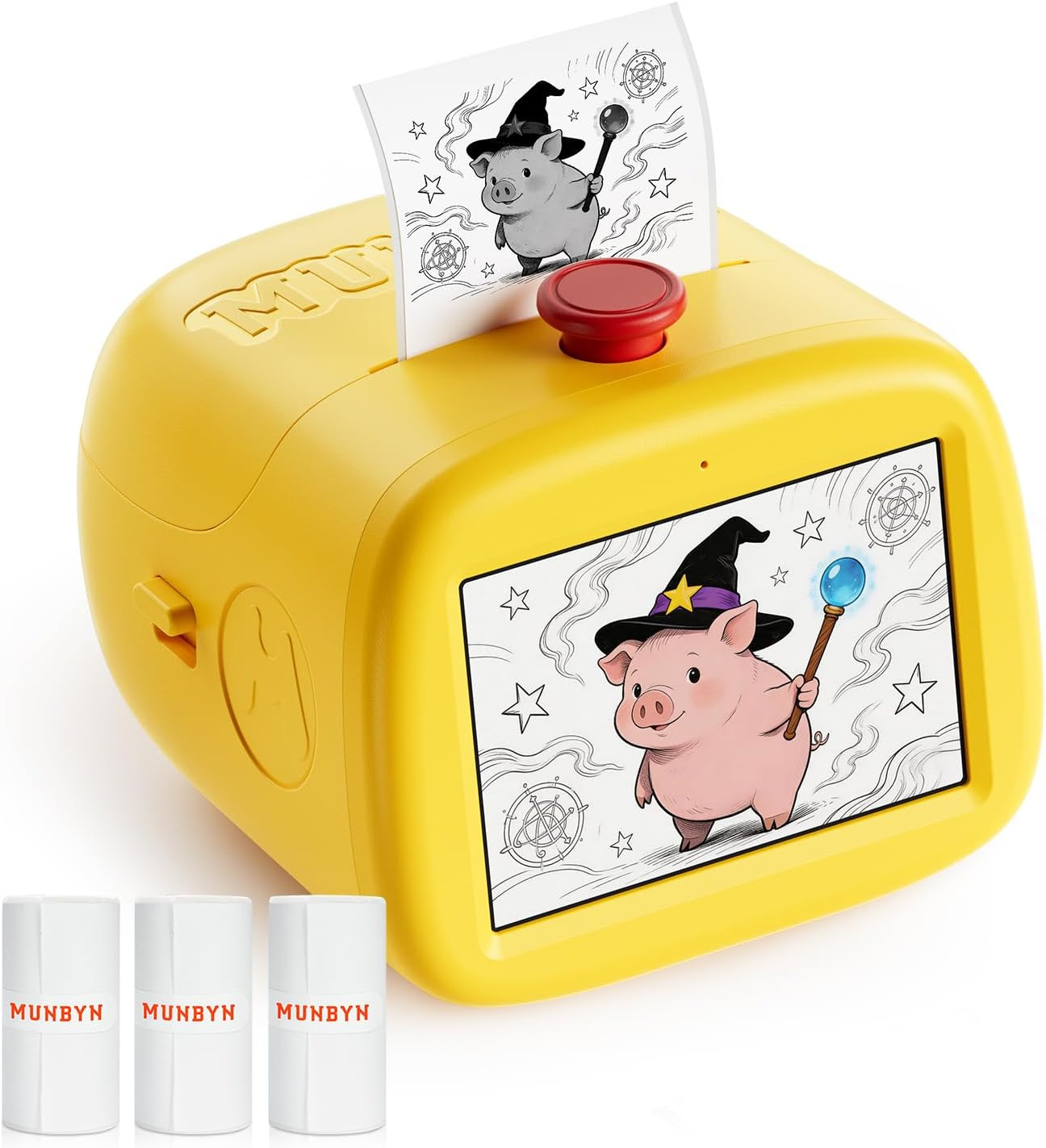 MUNBYN SP01 Smart AI Sticker Printer Voice to Print for Kids Thermal Maker | Amazon (US)