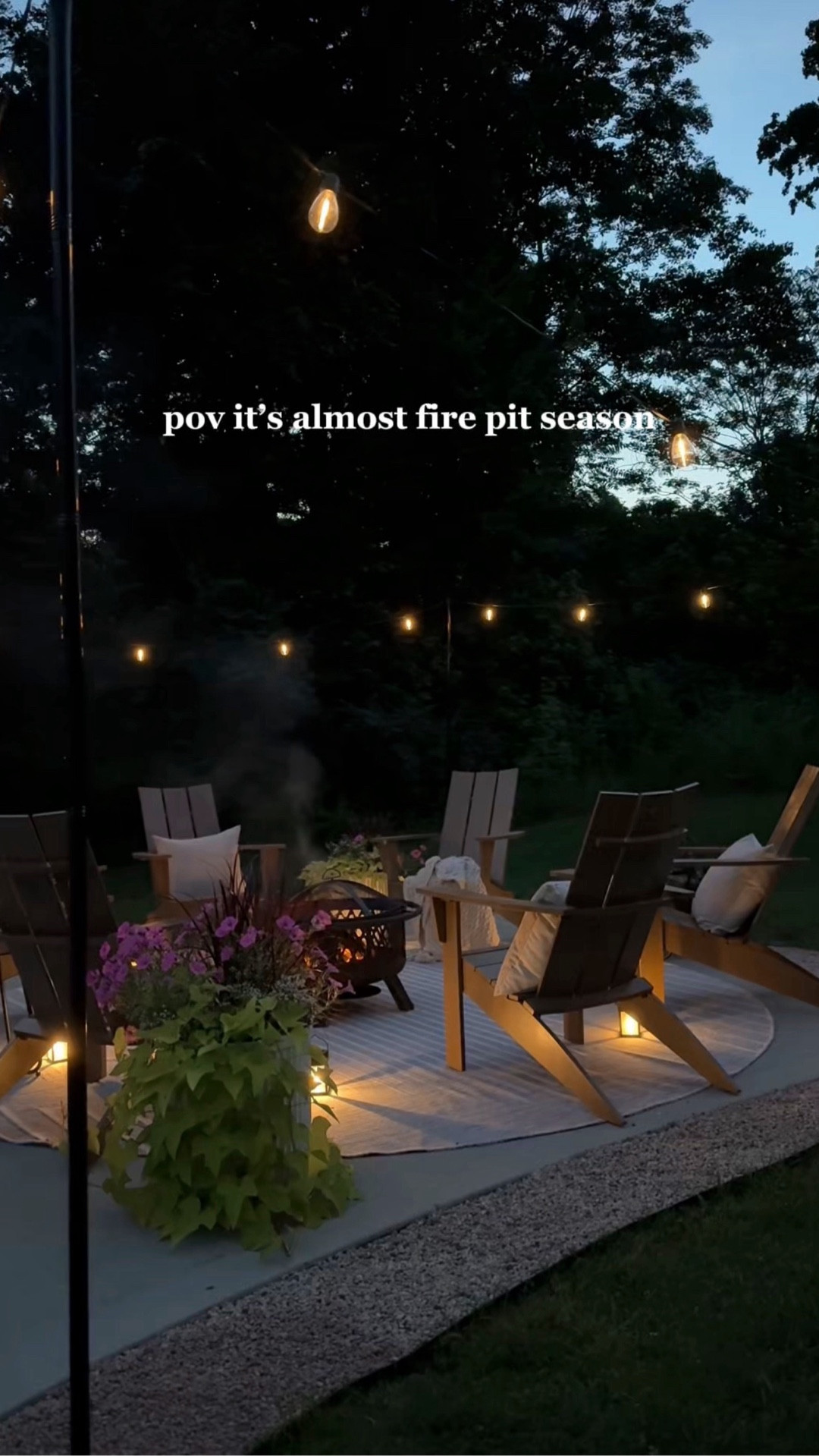 #Ad Fire pit season is almost here! 🔥 Get your outdoor lounge ready for warmer weather with this quick and easy DIY you can enjoy all season long. Pro tip: These outdoor solar lights still look brand new after a year in the elements! 💡

@Wayfair  #wishyouwerehere #outdoor #Wayfair #WayfairPartner #liketkit @shop.ltk

#LTKSpringSale #LTKHome #LTKSeasonal