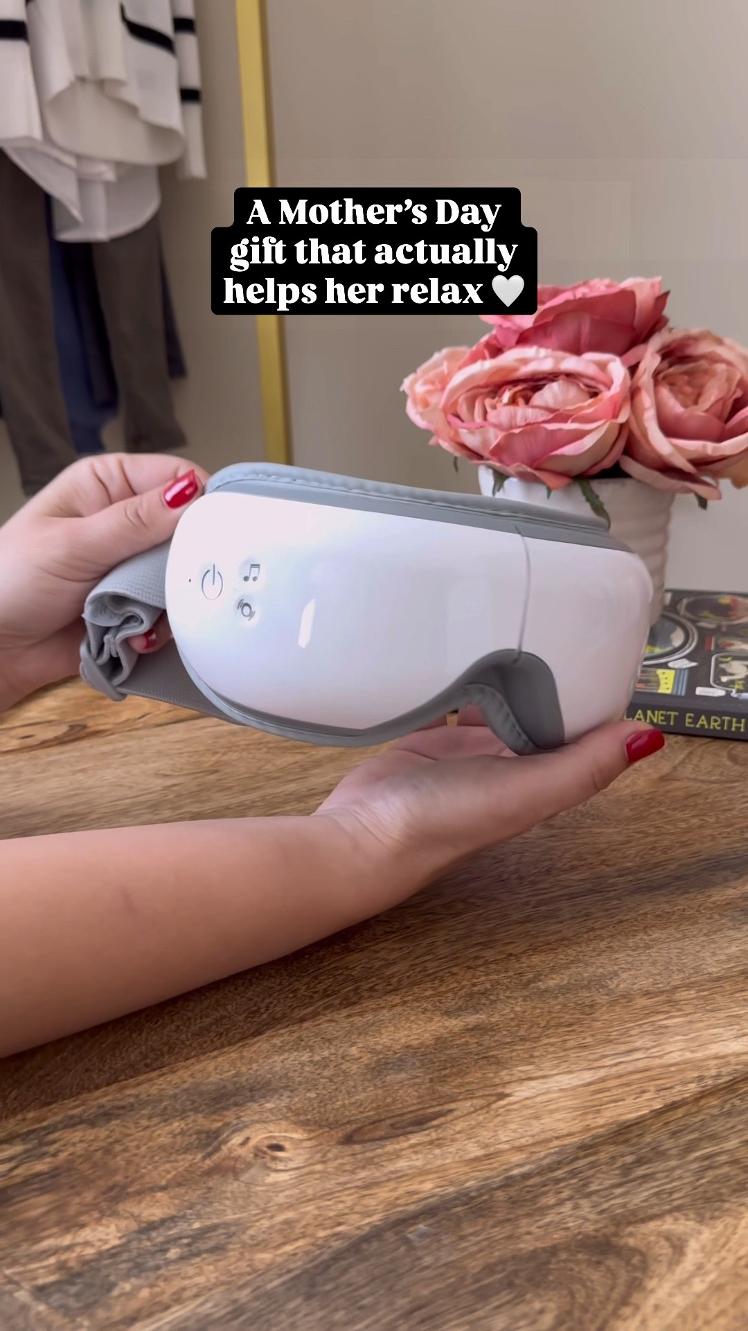 Mother’s Day gift idea that actually helps her relax 🤍
Self care gift, eye massager, affordable gifts, mom gift, Amazon finds, gifts for women 

#LTKselfcare #LTKSaleAlert #LTKHome