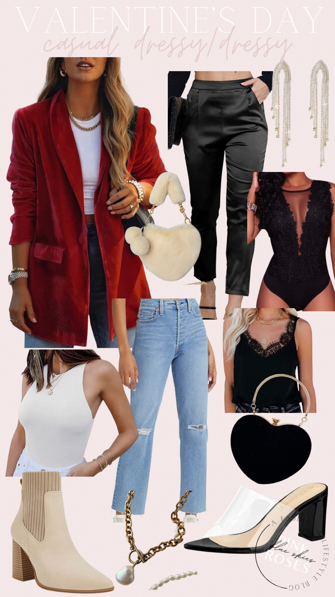 Last Minute Valentine’s Day Outfits that will arrive on time

This red blazer can easily be dressed up or down! You pick ❤️ Would be great as a closet staple to wear to work, to wear for the holidays, or datenight.

#LTKSeasonal #LTKstyletip #LTKunder50