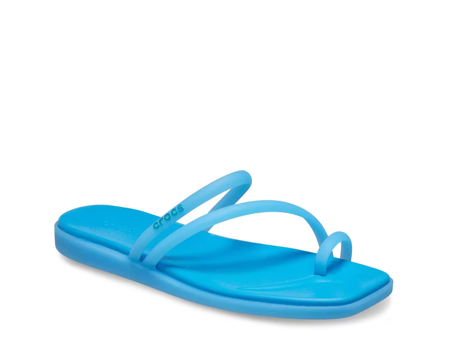 Crocs Miami Toe Loop Sandal | Women's | Blue | Size 11 | Sandals | Jelly | DSW