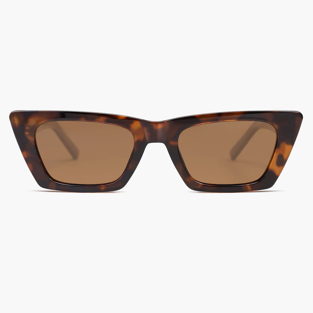 Women Men Rectangle Retro Narrow Cateye Polarized Sunglasses SJ2354 | SOJOS VISION | SOJOS VISION