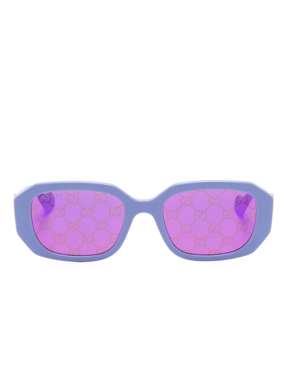Gucci Eyewear GG1535S round-frame sunglasses - Purple | Farfetch Global