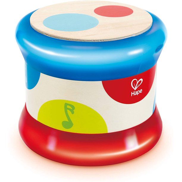 Hape Baby Drum , Colorful Rolling Drum Musical Instrument Toy For Toddlers, Rhythm & Sound Learni... | Walmart (US)