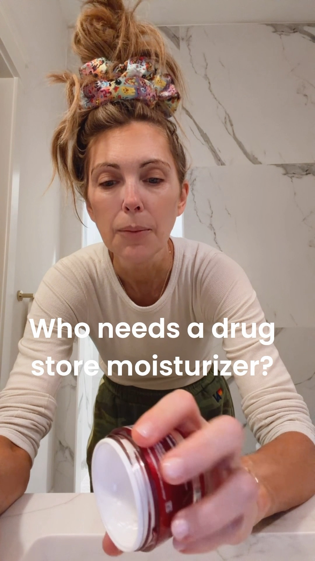 Not my best look but after running out of my LaMer and waiting for a delivery, I grabbed the Oil of Olay Regenerist Ultra Rich and it's really great. Feels like my LaMer and very hydrating without feeling greasy. 

#LTKOver40 #LTKgrwm #LTKdayinmylife