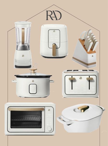 Gold and white appliances you won’t mind keeping on your countertop for @walmart. Many models on sale. I love this slow cooker crockpot- I have the large size and I have gifted the air fryer to so many people. 

#LTKGiftGuide #LTKsalealert #LTKhome