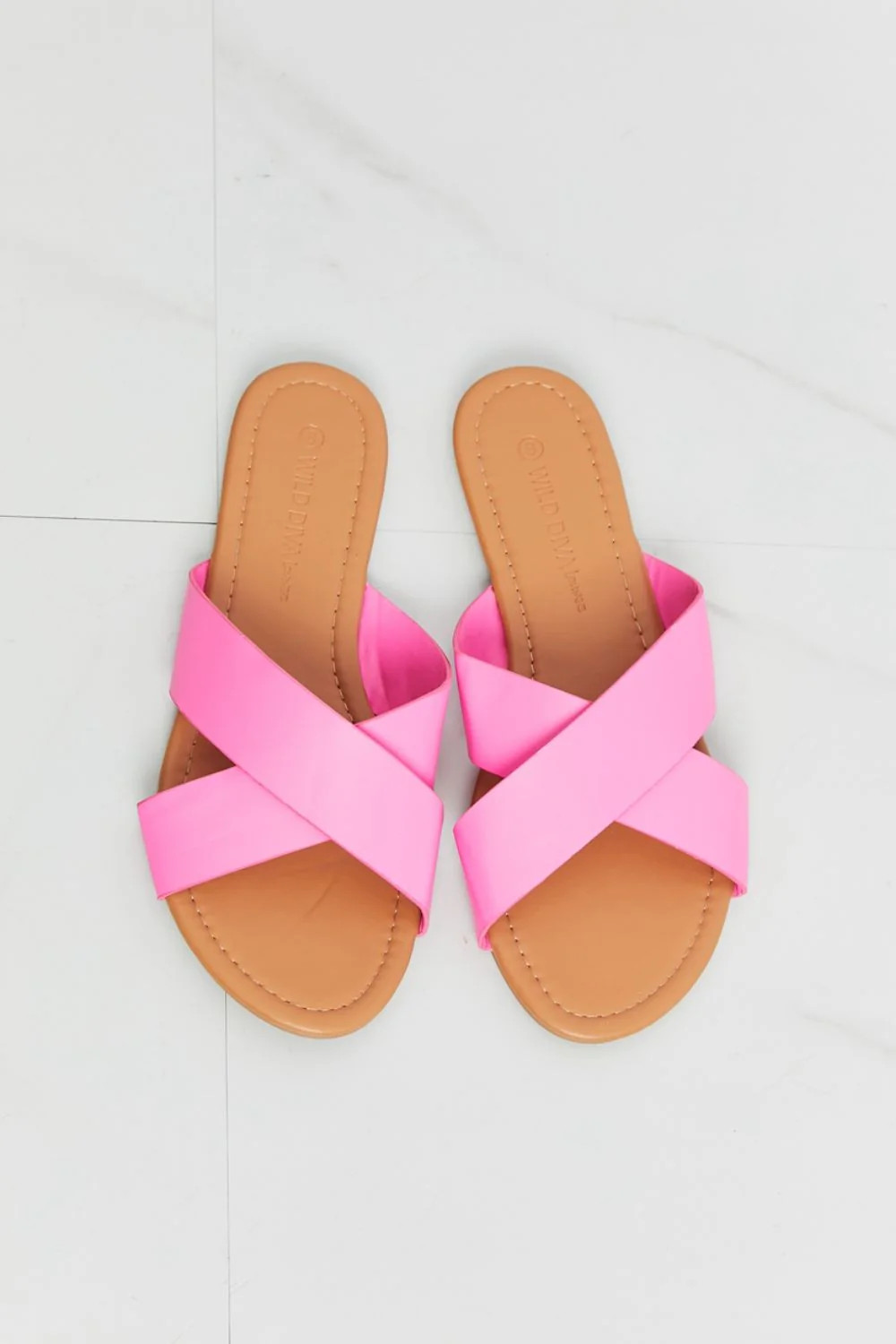 WILD DIVA Crisscross Slippers | Goodnight Macaroon