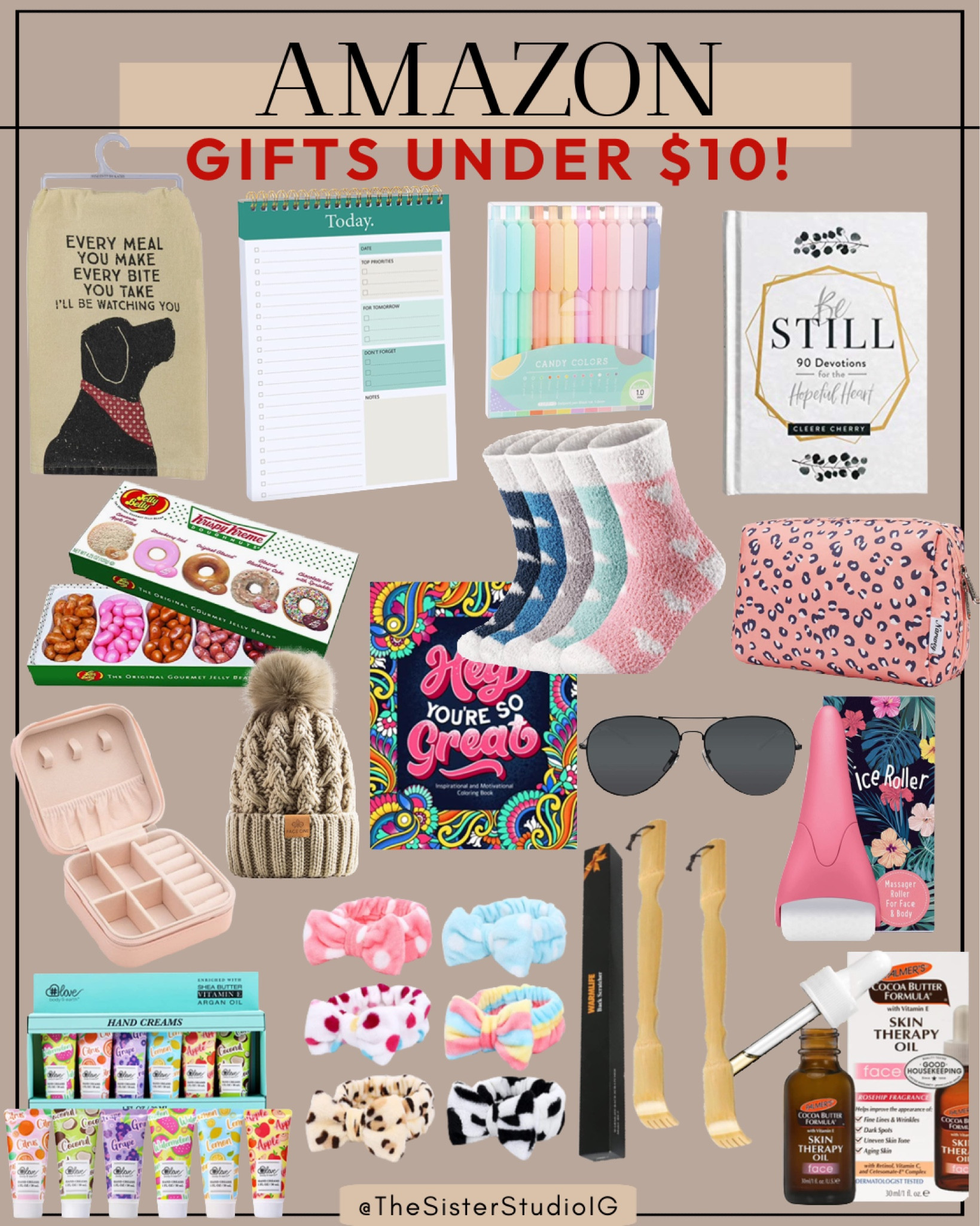 Amazon (super cute) gifts UNDER $10!🙌🏽🎁




#LTKSeasonal #LTKGiftGuide #LTKHoliday