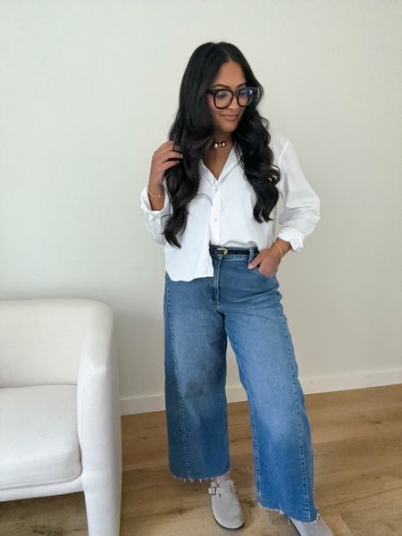 Need to start actually dressing up even if I work from home because I’m so much more productive 👏 these @gap High Stride Ankle Jeans are SO stretchy and are perfect for the work day😊

There is a sale going on RN: 40% off regular price styles through 1/31

 #ad #howyouweargap

#LTKmidsize #LTKstyletip #LTKMostLoved