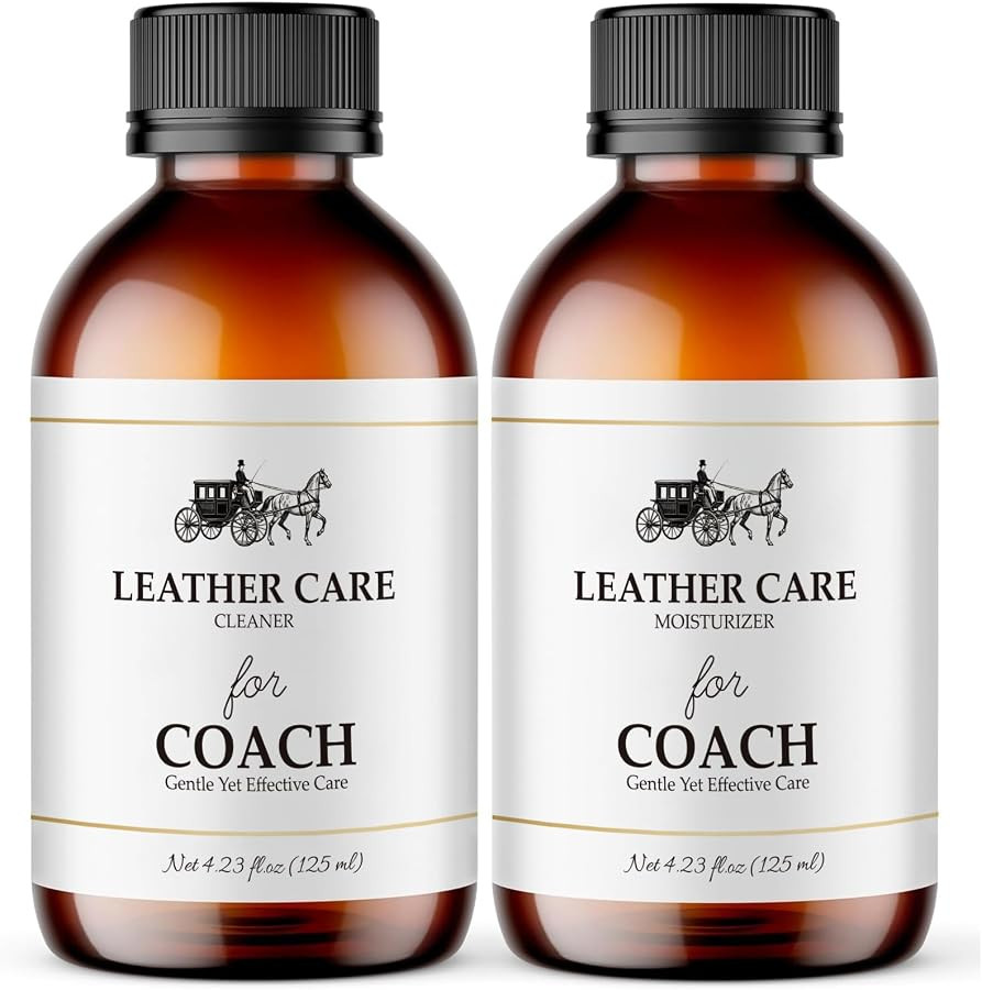 Leather Cleaner & Moisturizer Set, Gently Cleans Leather Handbags, Restores Shine, Softens, Remov... | Amazon (US)