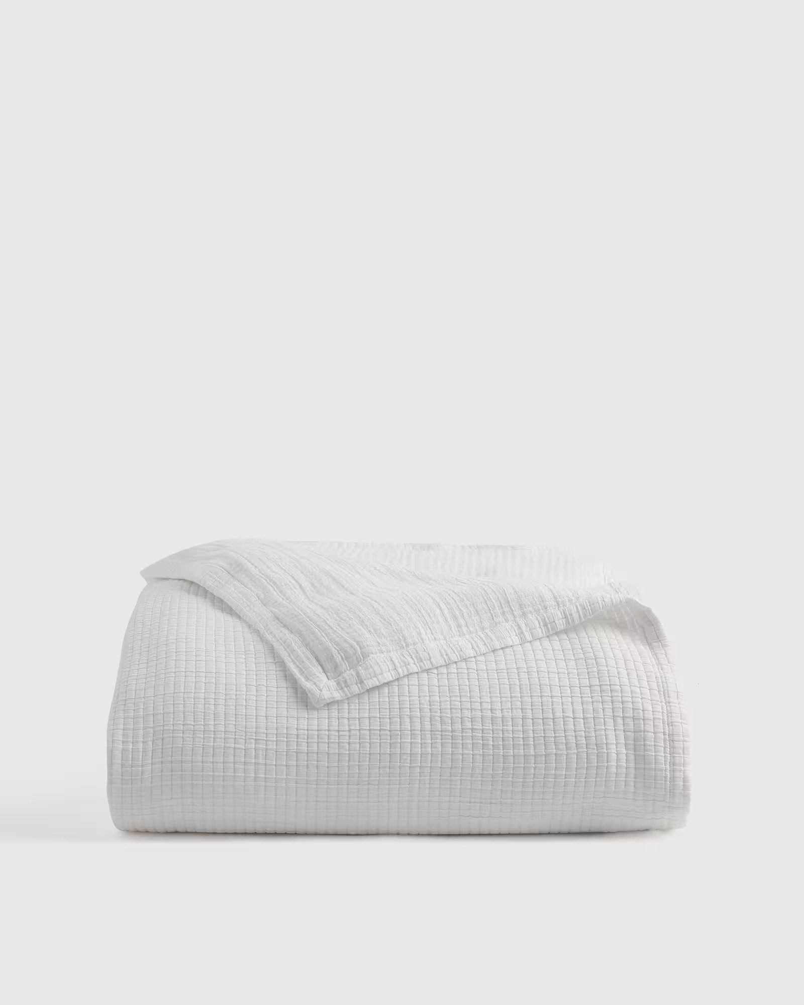 Organic Ribbed Cotton Coverlet | Quince