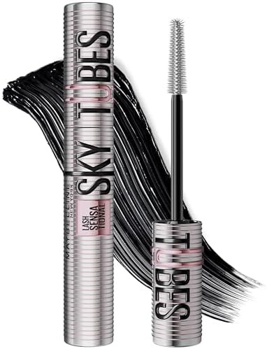 Maybelline Lash Sensational Sky Tubes Tubing Mascara, Extension-Like Lengthening Mascara, 24HR Ey... | Amazon (US)