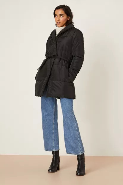 Buy Tall Padded Duvet Wrap Coat for GBP 30.00 | Dorothy Perkins UK | Dorothy Perkins (UK)