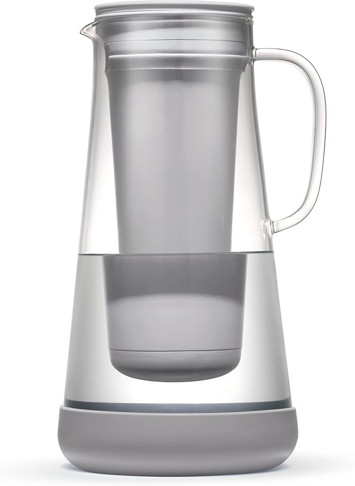 LifeStraw Home Pitcher Glass and Silicone Base 7 cup Pebble | Amazon (US)