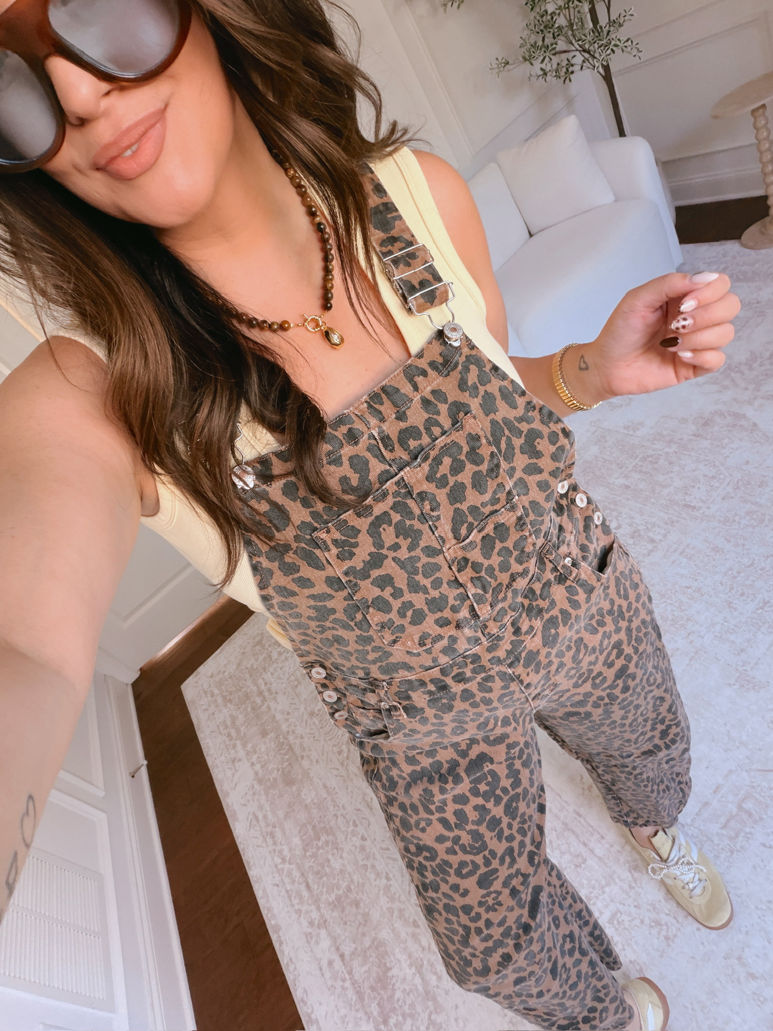 wearing a large in everything! 

 #LTKSeasonal #LTKMidsize