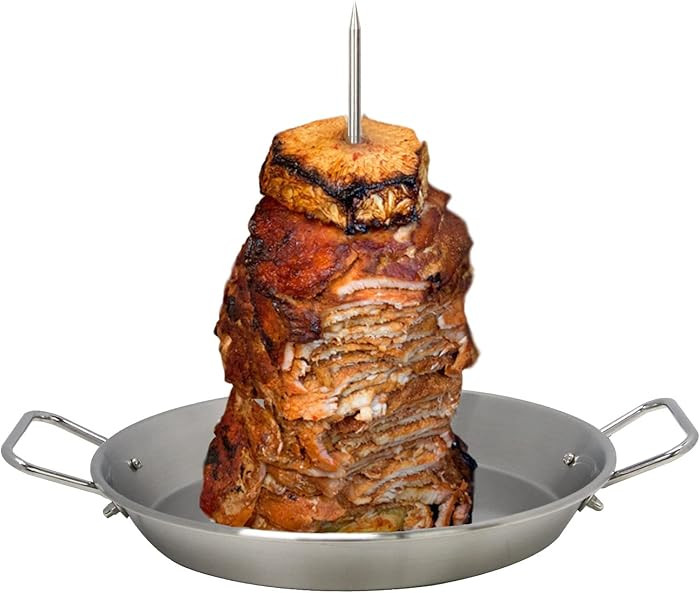 BBQ Vertical Skewer Pan Gyro Spit Shawarma Stand for oven, Al Pastor Skewer for Grill, El Pastor ... | Amazon (US)