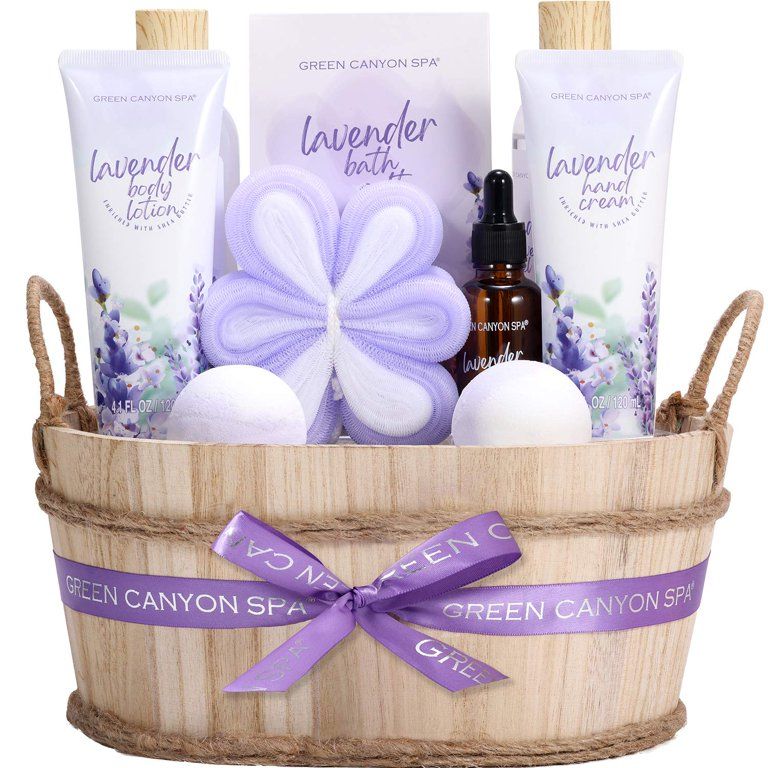 Christmas Gift Sets for Women, 11pcs Lavender Bath Gift Kits, Relaxing Spa Baskets Holiday Gifts ... | Walmart (US)