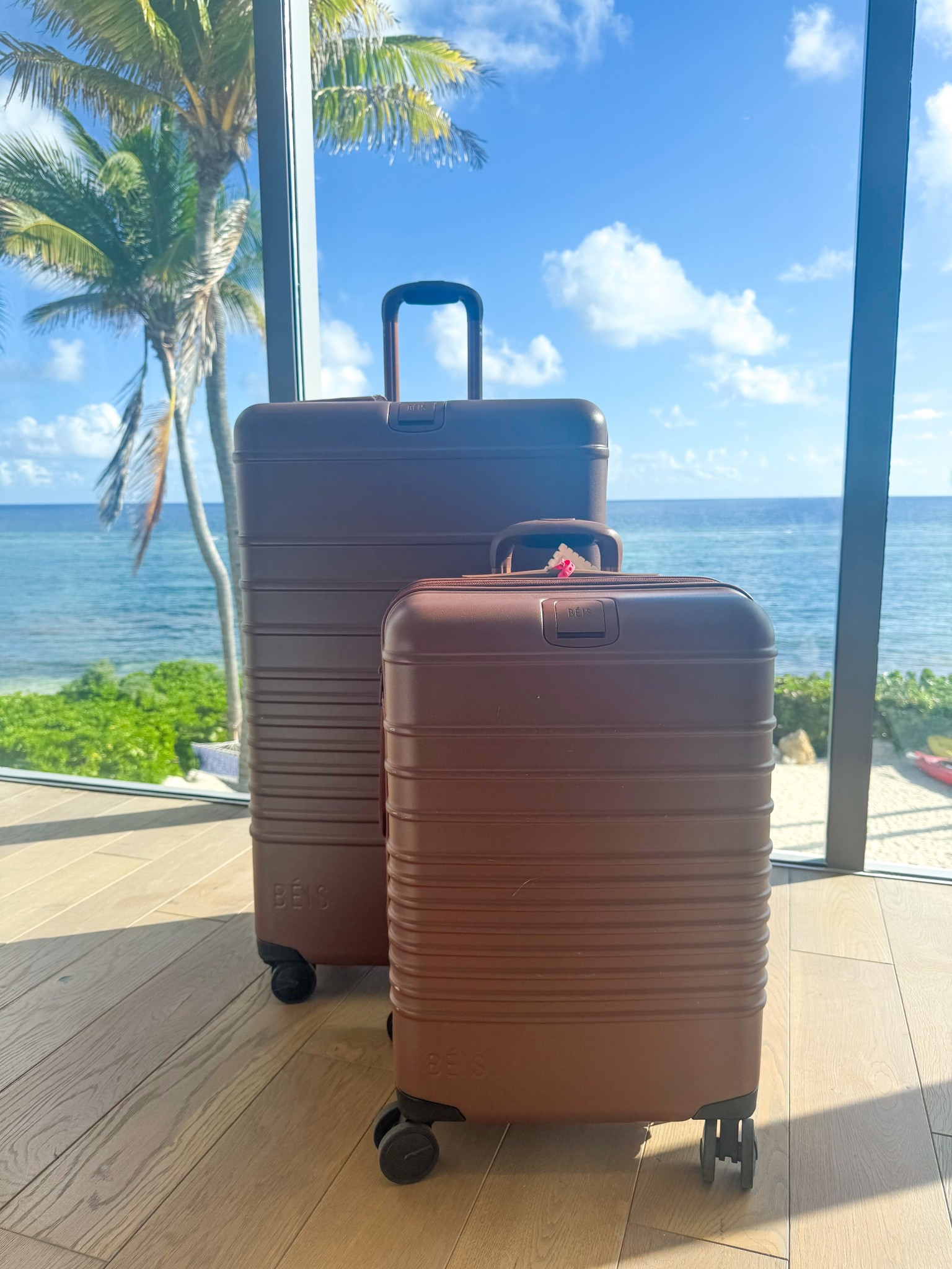 all packed up and ready to go! save almost $200 on my three piece luggage set • 

#LTKSaleAlert #LTKTravel